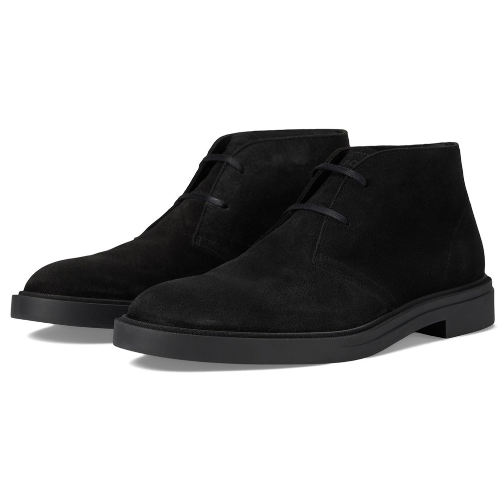Hugo Boss Men's Calev Desert Boot Seude Black EU 42 / USA 9
